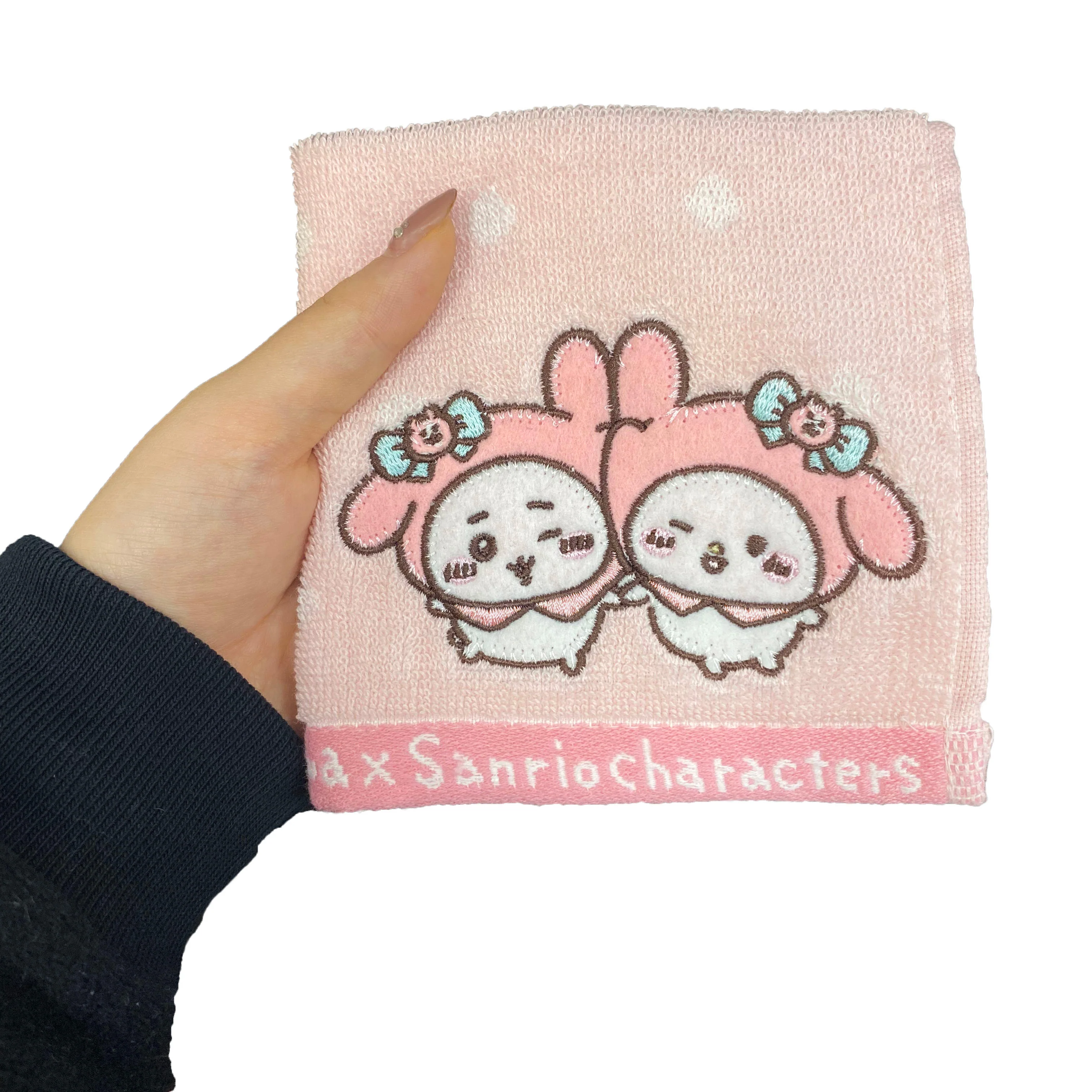 ちいかわ×サンリオキャラクターズ ミニタオル（ちいかわとマイメロディ） - Image 2