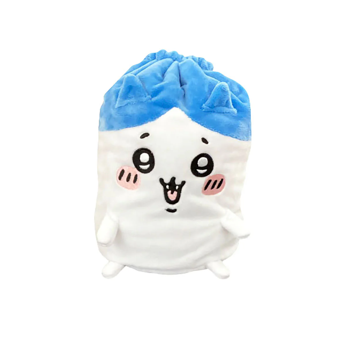 ちいかわ マスコット巾着付きブランケット（ふわふわハチワレ） - Image 3