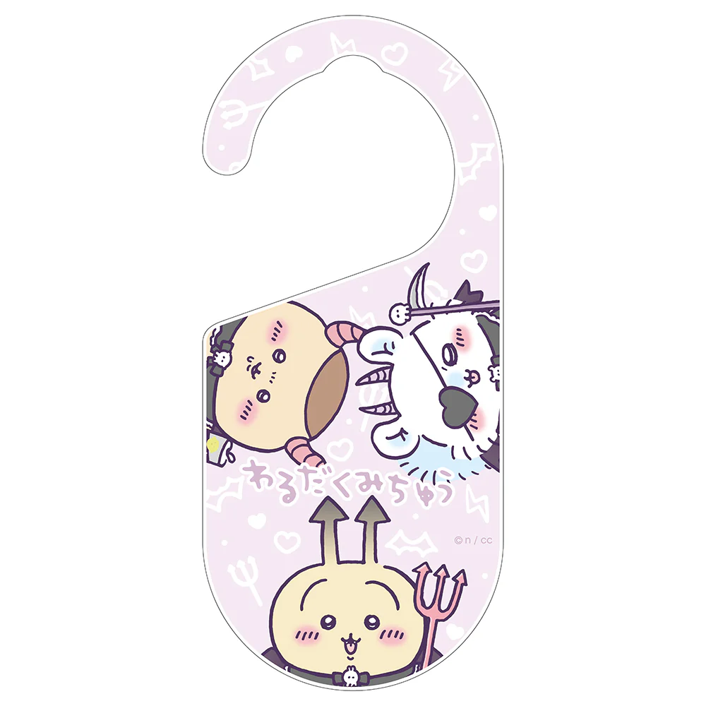 ちいかわ てんし♡あくま ドアプレート（おでかけちゅう＆わるだくみちゅう） - Image 2
