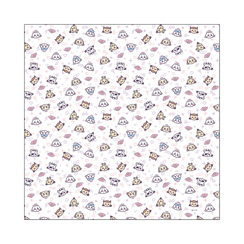 ちいかわ てんし♡あくま シュシュ&スカーフ WH - Image 3
