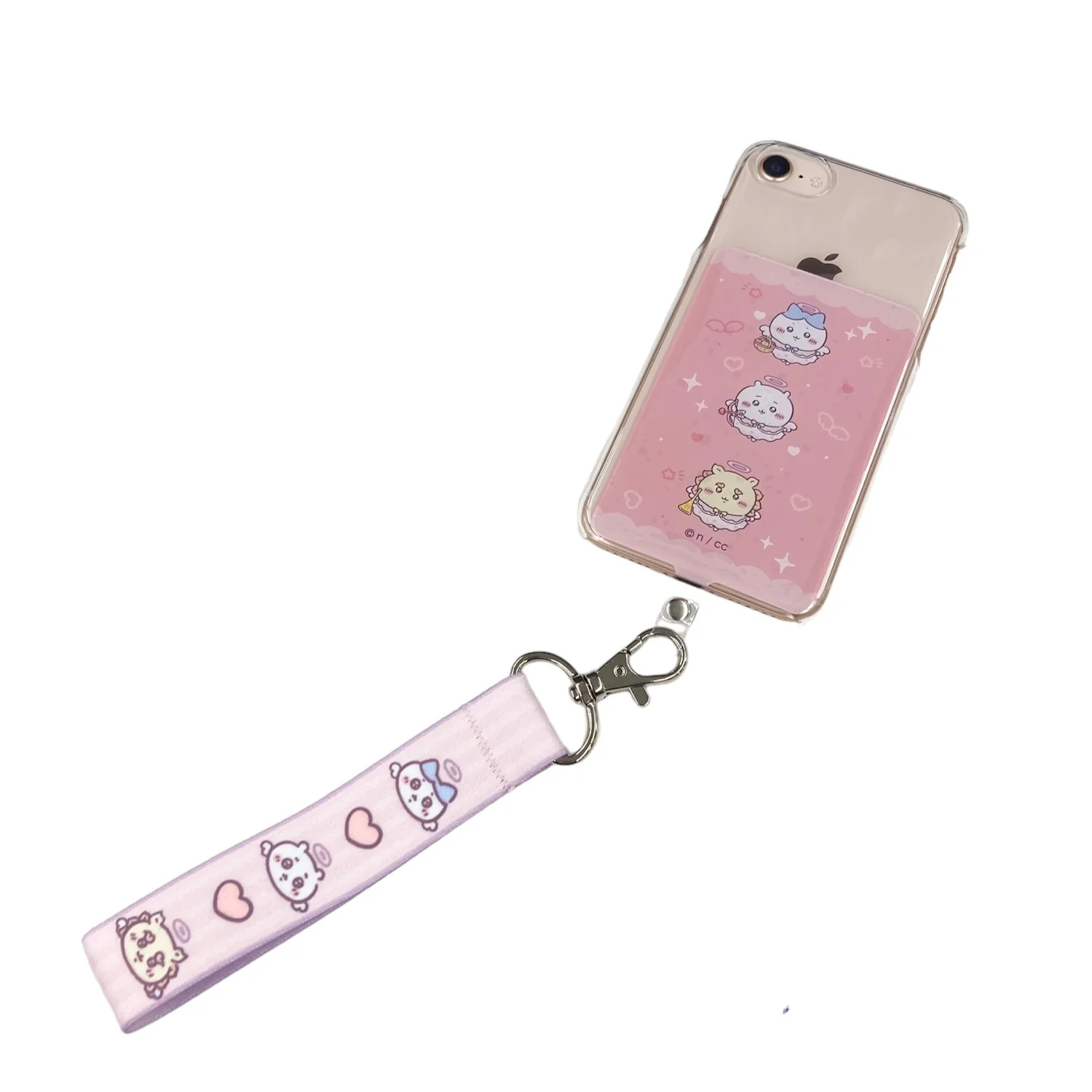 ちいかわ てんし♡あくま フォンタブ＆ハンドストラップ（てんし） - Image 3