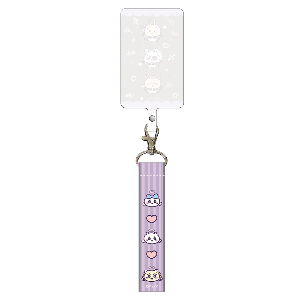 ちいかわ てんし♡あくま フォンタブ＆ハンドストラップ（あくま） - Image 2