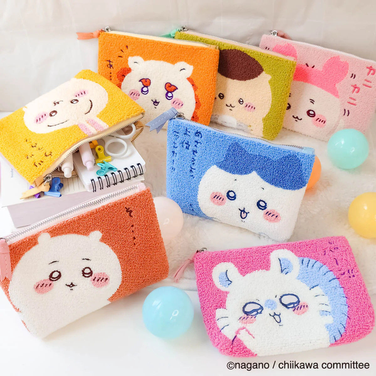 ちいかわ サガラ3ポケットポーチ（モモンガ） - Image 3