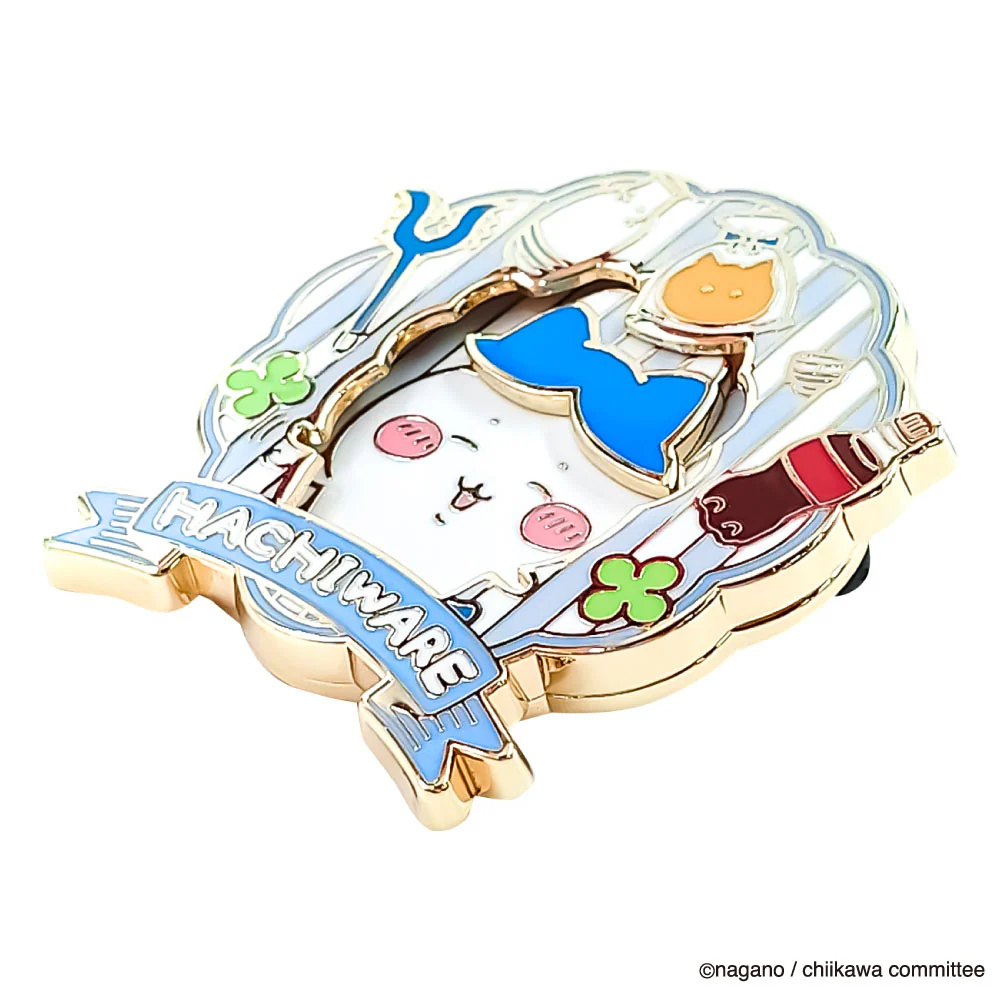 ちいかわ 大きめギミックピンバッジ(ハチワレ) - Image 7