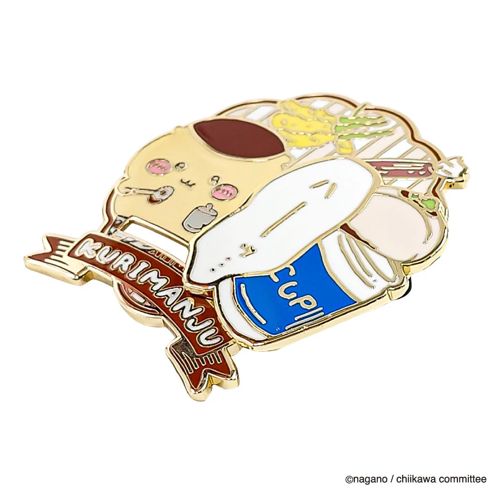 ちいかわ 大きめギミックピンバッジ（くりまんじゅう） - Image 7