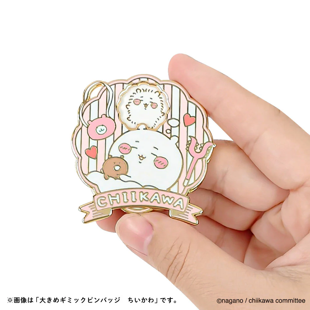 ちいかわ 大きめギミックピンバッジ（あのこ） - Image 5
