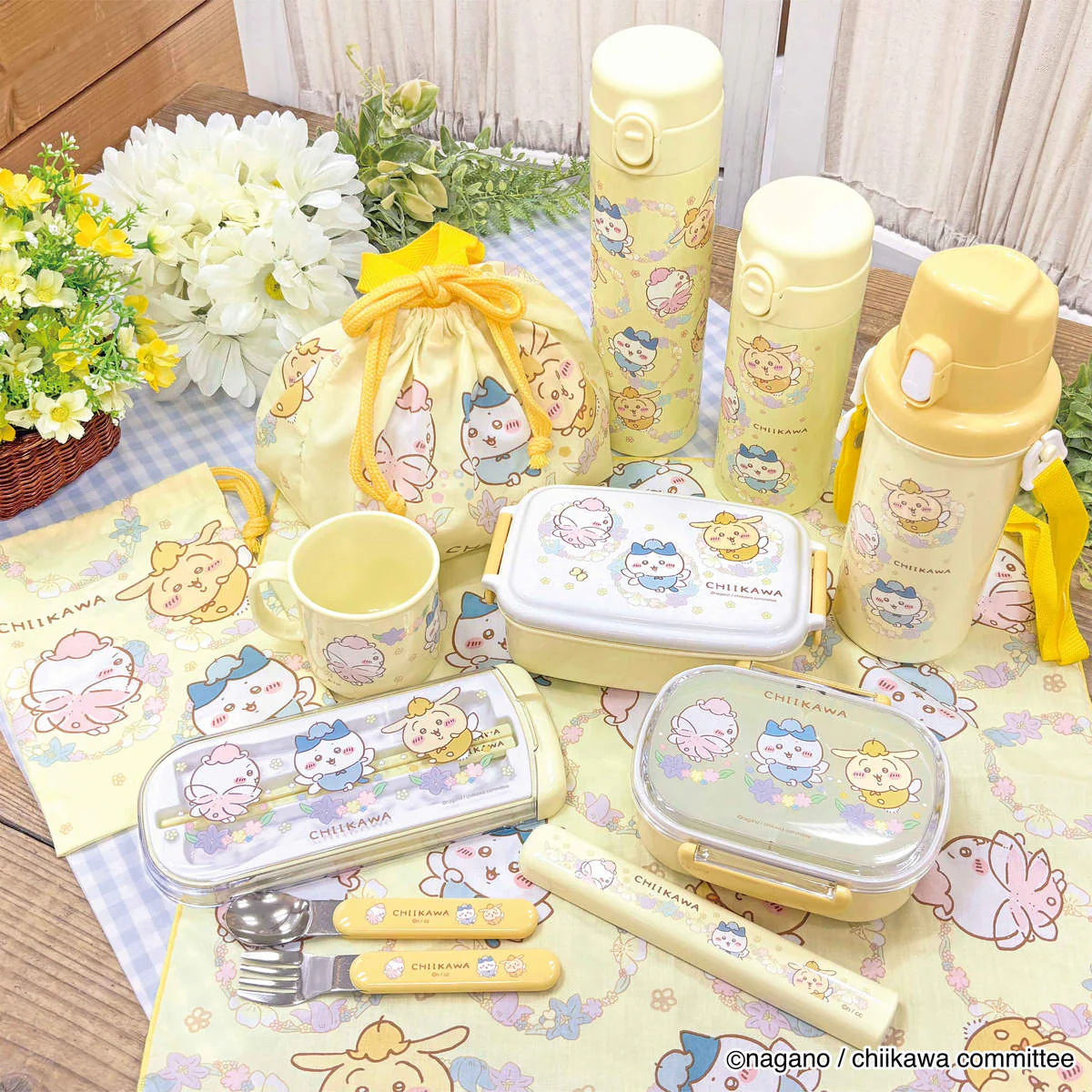 ちいかわ 丸型1段ランチボックス(フェアリーフラワー) - Image 3