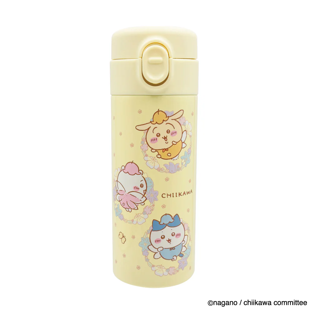 ちいかわ ワンタッチステンレスボトル 350ml(フェアリーフラワー)