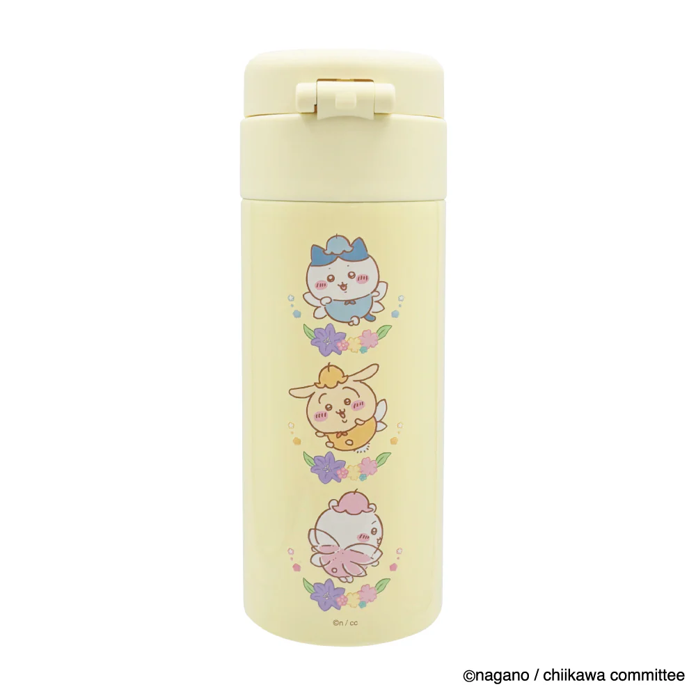 ちいかわ ワンタッチステンレスボトル 350ml(フェアリーフラワー) - Image 5