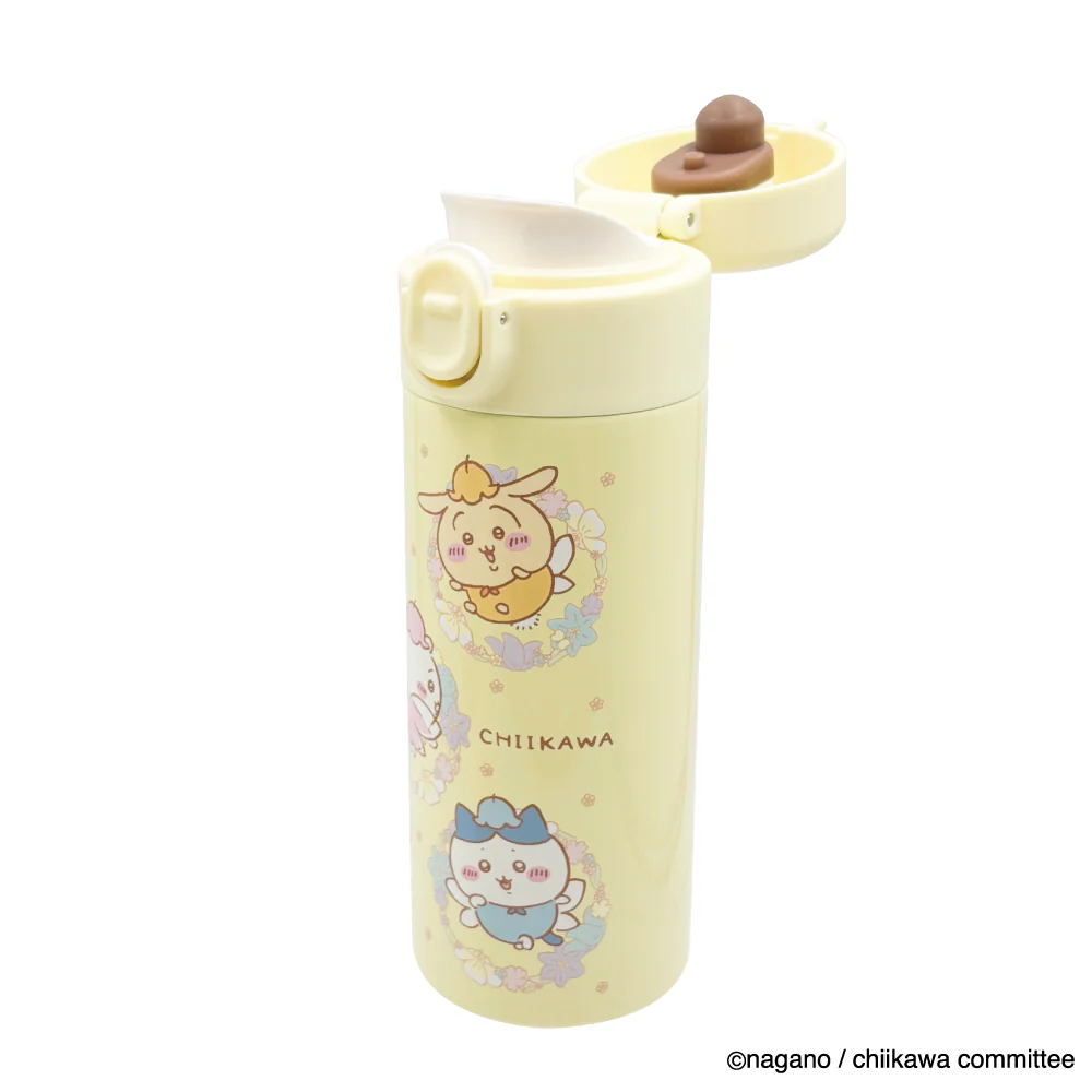 ちいかわ ワンタッチステンレスボトル 350ml(フェアリーフラワー) - Image 6