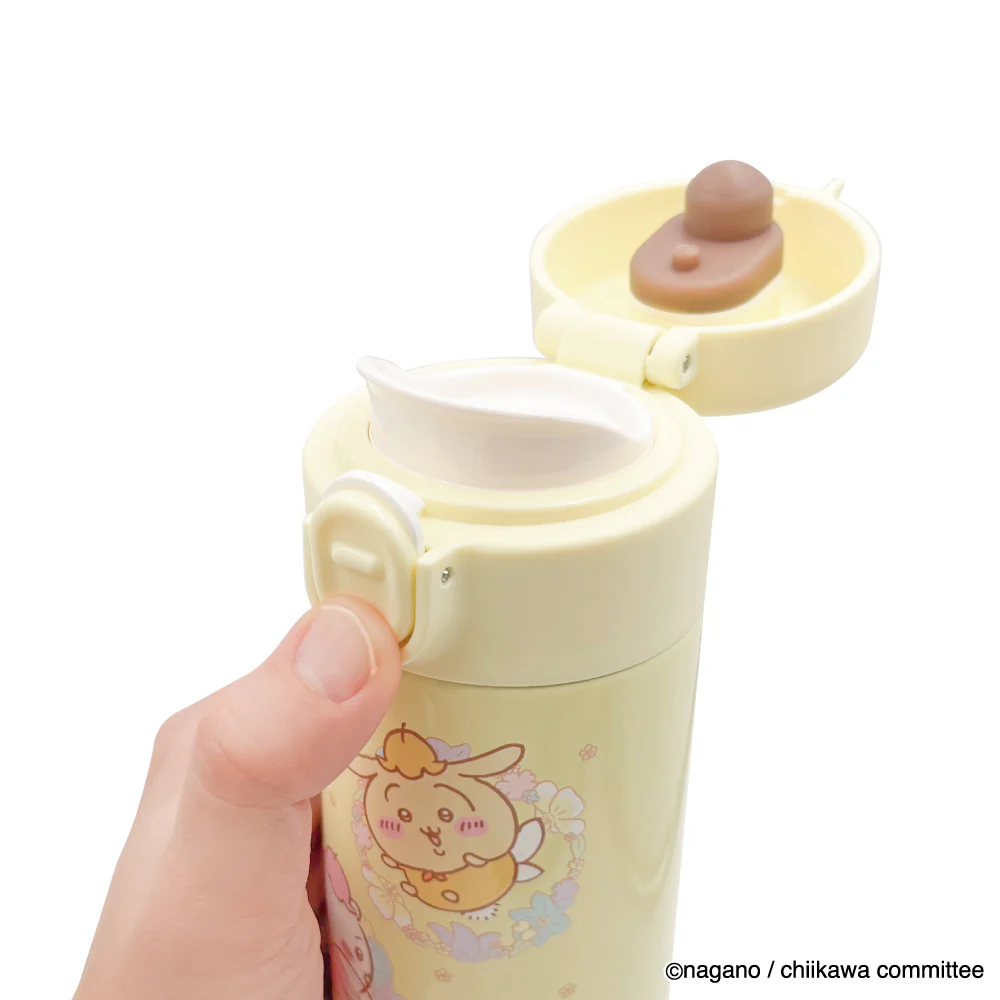 ちいかわ ワンタッチステンレスボトル 350ml(フェアリーフラワー) - Image 7