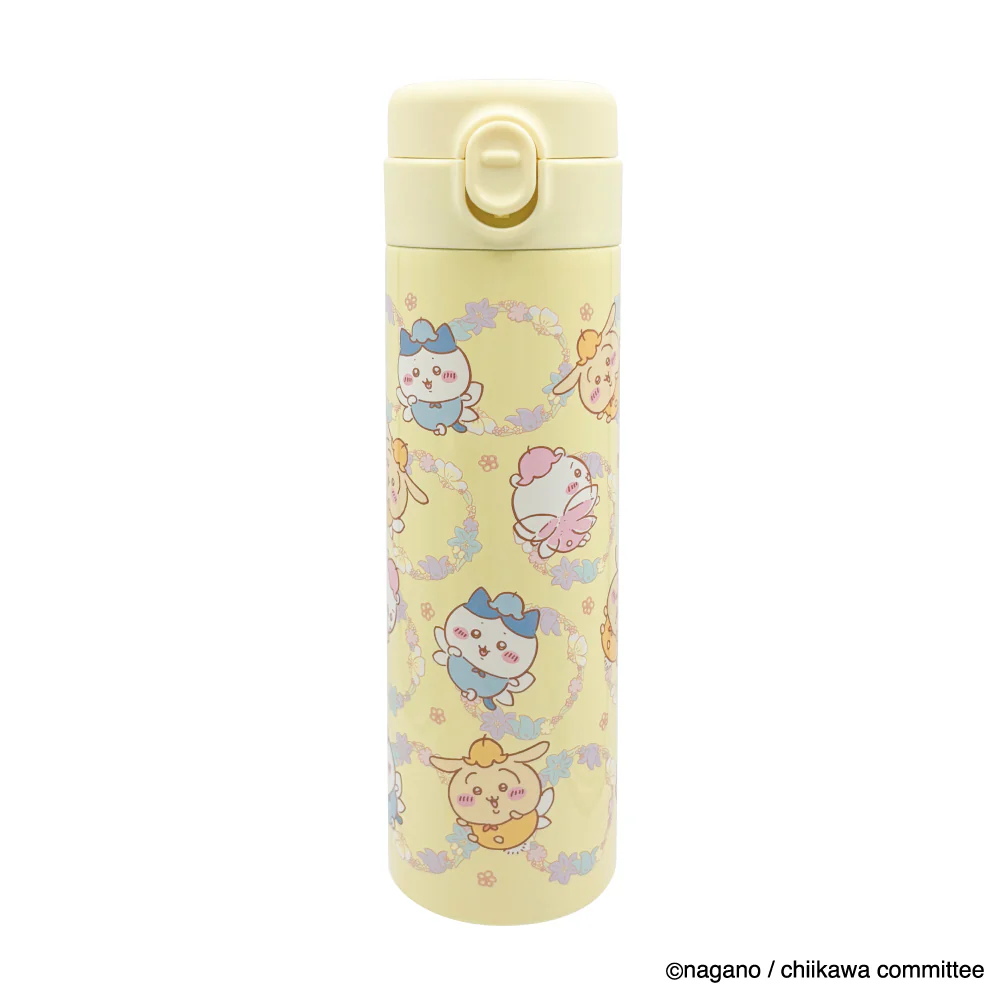 ちいかわ ワンタッチステンレスボトル 500ml（フェアリーフラワー） - Image 4