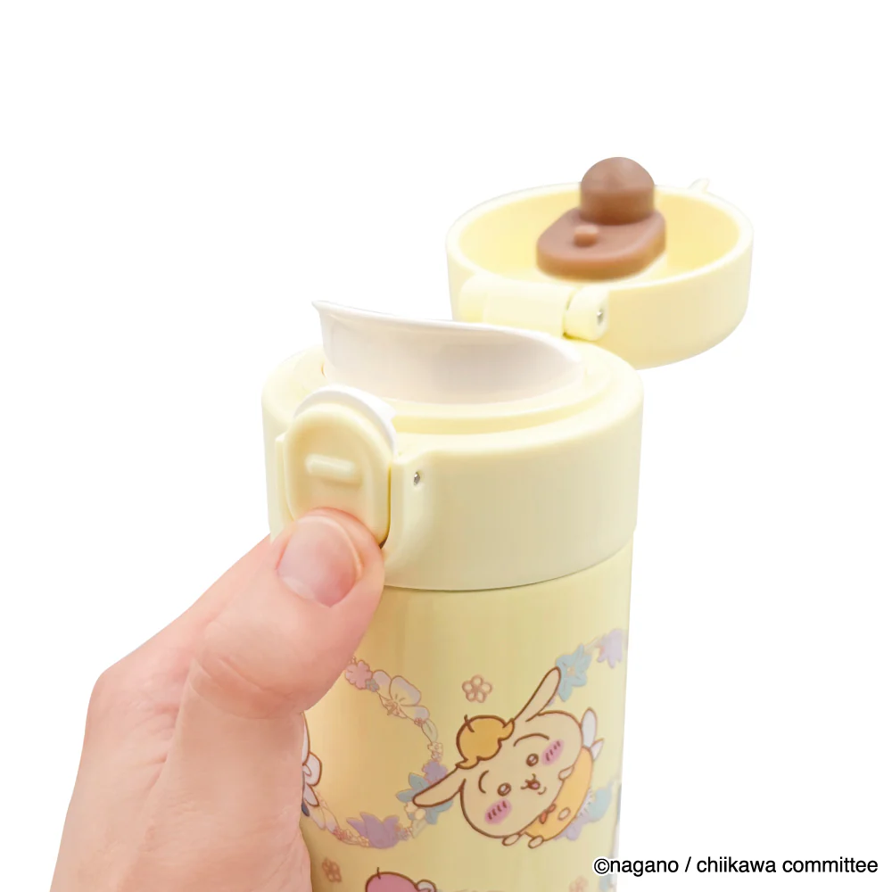 ちいかわ ワンタッチステンレスボトル 500ml（フェアリーフラワー） - Image 9