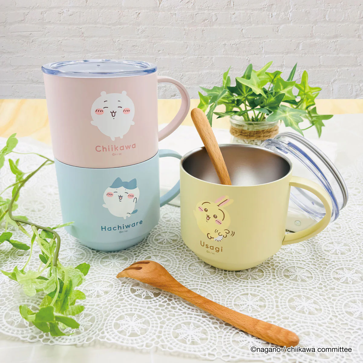 ちいかわ スタッキング蓋つきステンレスマグ（うさぎ） - Image 3