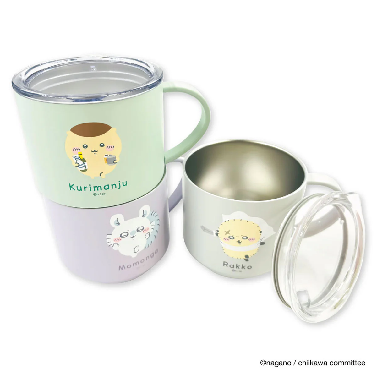 ちいかわ スタッキング蓋つきステンレスマグ（モモンガ） - Image 3