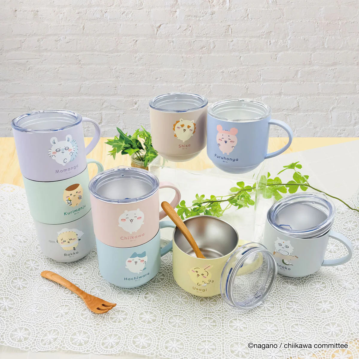ちいかわ スタッキング蓋つきステンレスマグ（古本屋） - Image 2