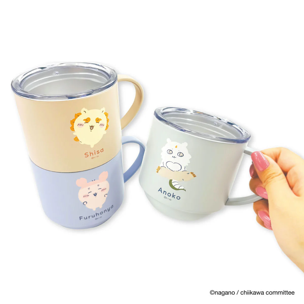 ちいかわ スタッキング蓋つきステンレスマグ（古本屋） - Image 3
